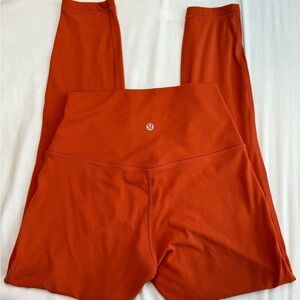 Lululemon Align Leggings in “Canyon Orange”